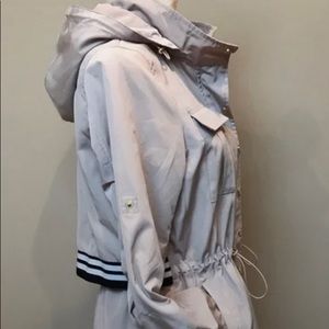 Calvin Klein Hooded Rain Jacket size 1X color Latte